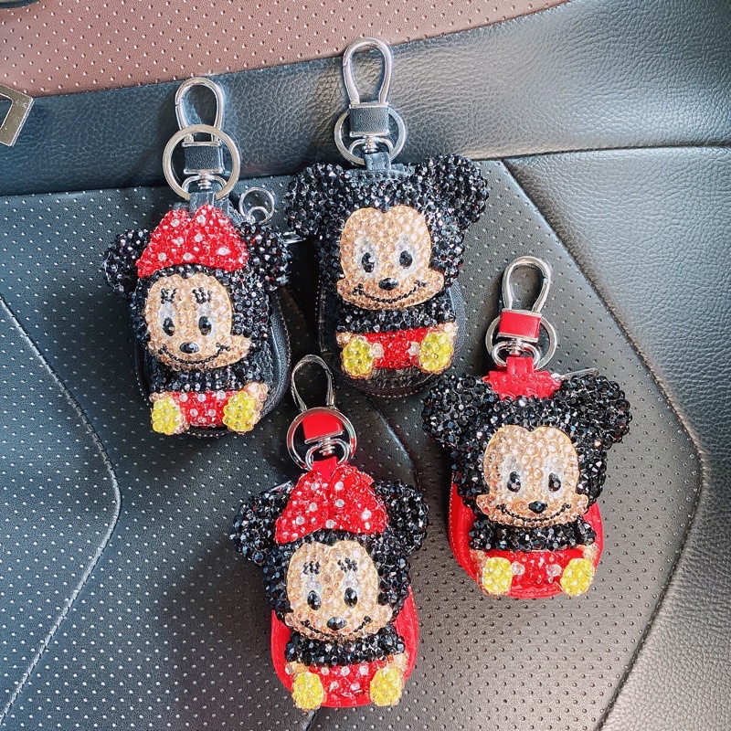 gantungan kunci mobil mickey mouse minnie mouse gantungan kunci stnk DOMPET IMPOR // Gantungan kunci mobil motor mickey mouse minnie mouse