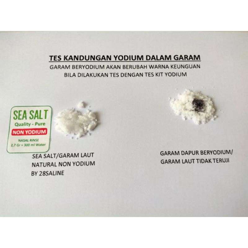 Nasal Rinse Wash Garam Cuci Hidung 2.7gr sea salt Non Yodium neti pot