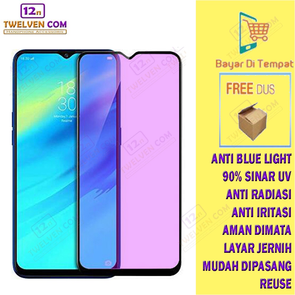 [FLASH SALE] ANTI BLUE LIGHT TEMPERED GLASS Oppo A11k / A12