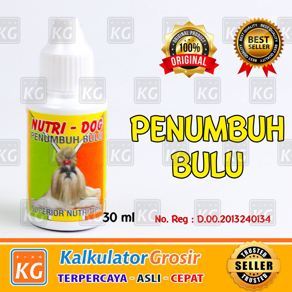 Nutricat / Nutridog Obat penumbuh bulu Kucing dan Anjing - Nutri cat dog Vitamin Penumbuh Bulu Kucing Anjing Nutrisi Bulu Indah