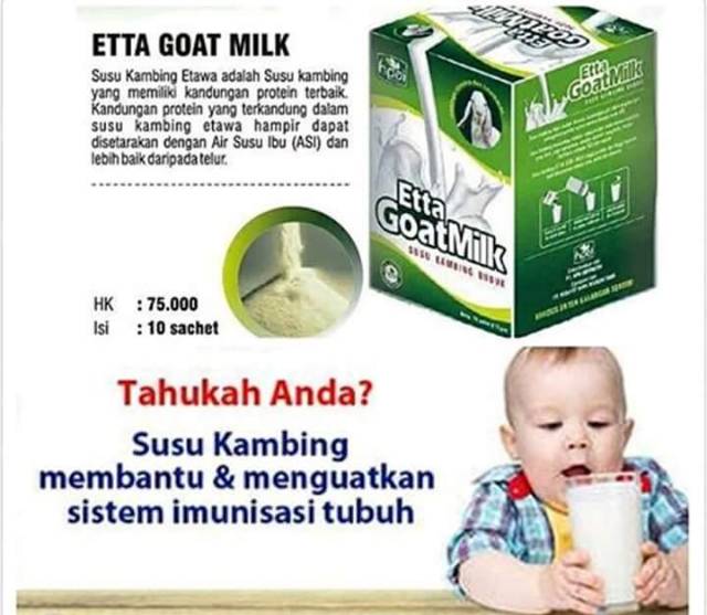 Susu Kambing Untuk Bayi Bawah 1 Tahun