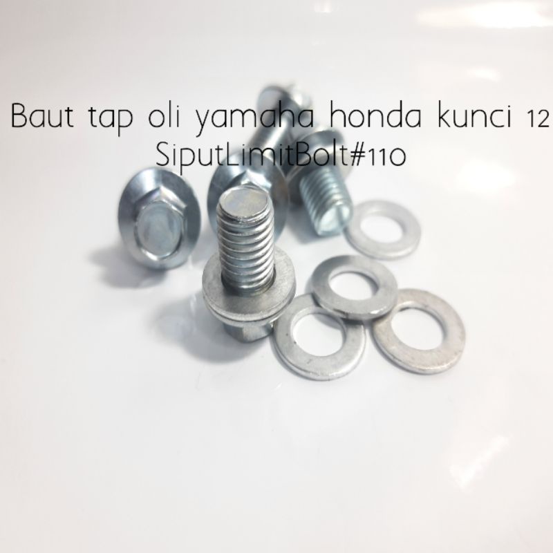 baut oli universal kunci 12 dan ring 1set