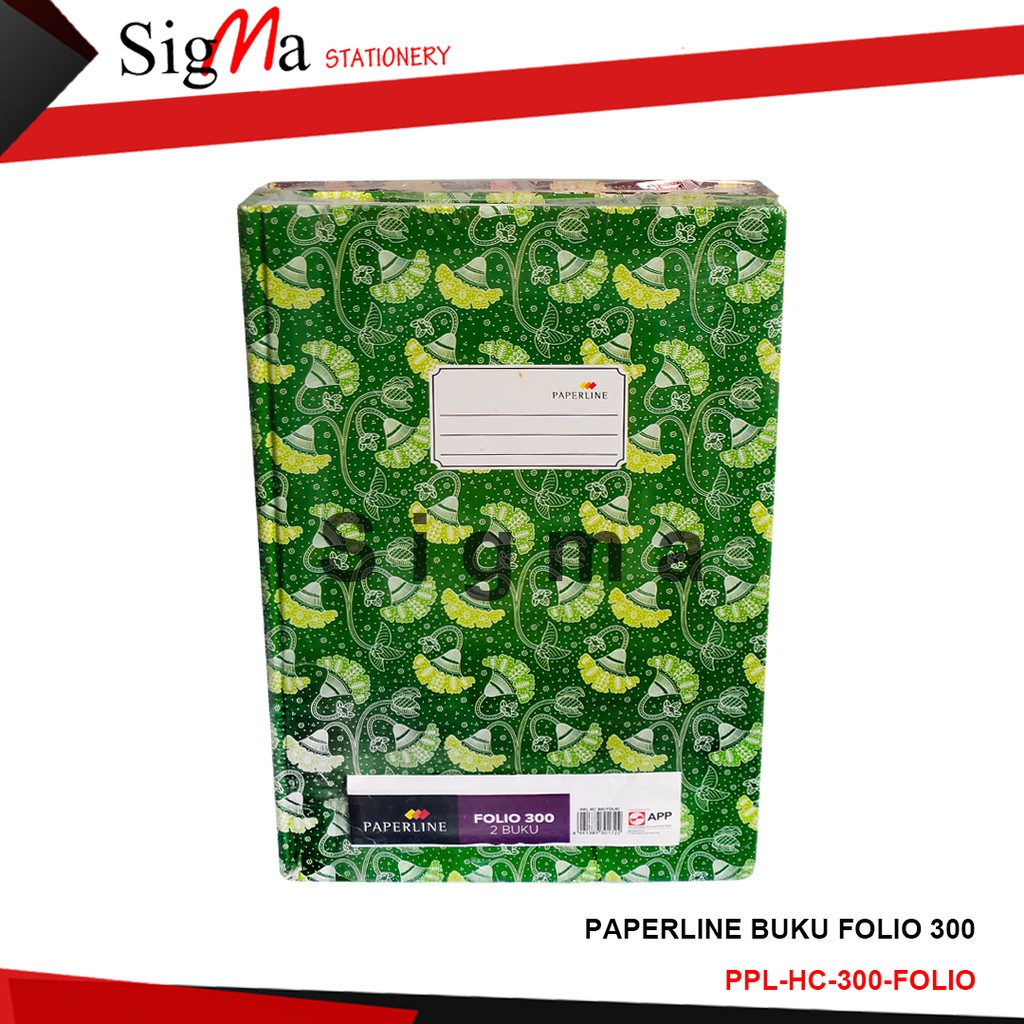 

Buku Tulis Folio Hardcover Paperline 300 lembar