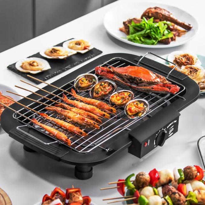 Alat Panggang BBQ Grill Pemanggang Sate Daging Listrik Electric Masak