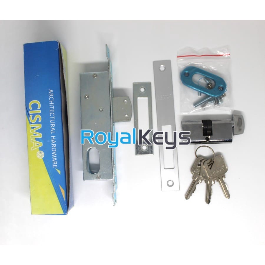 Jual Kunci Pintu Swing Cisma Kc Body Bodi Aluminium Alumunium