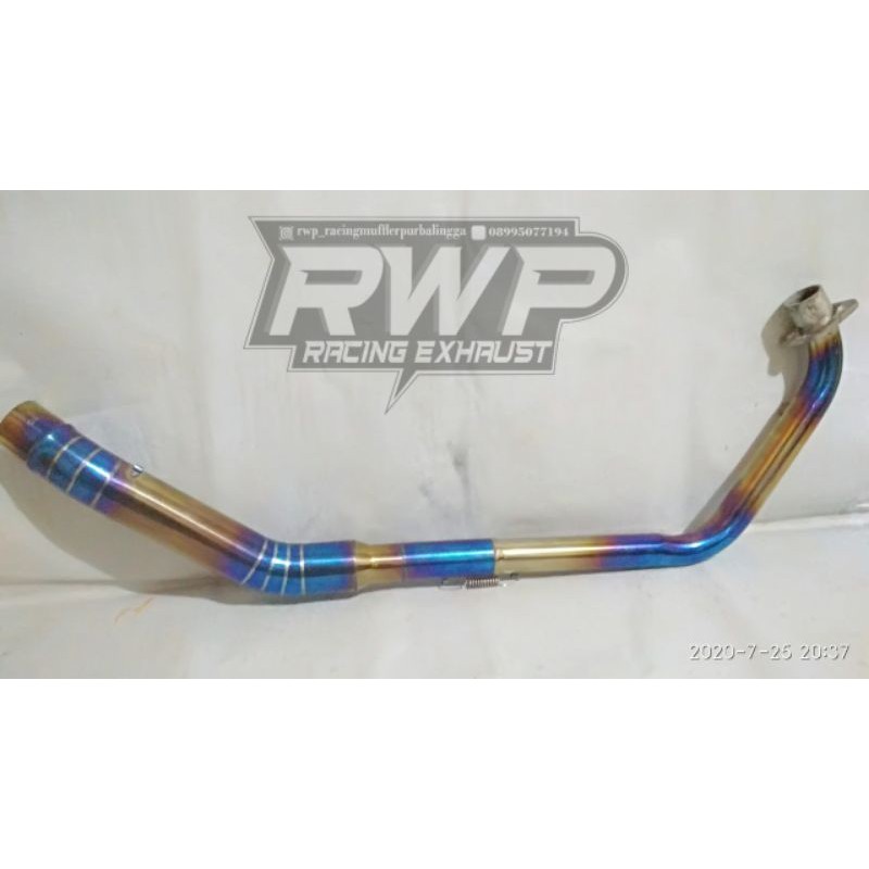 Leher header pipa knalpot header blumond header cb150r header cbr150r header facelift