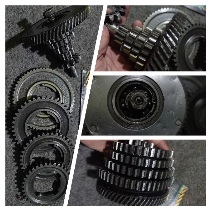 Gear gearbox gearset gir vespa strada original copotan