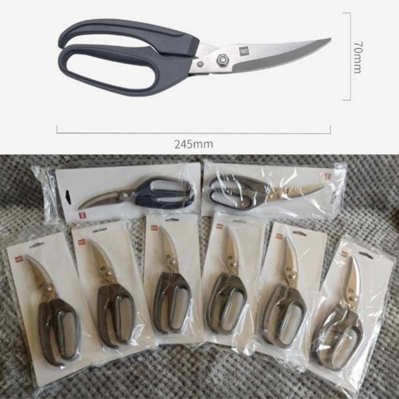 Gunting Dapur Ayam Ikan Chicken Bone Scissors Stainless Anti Karat