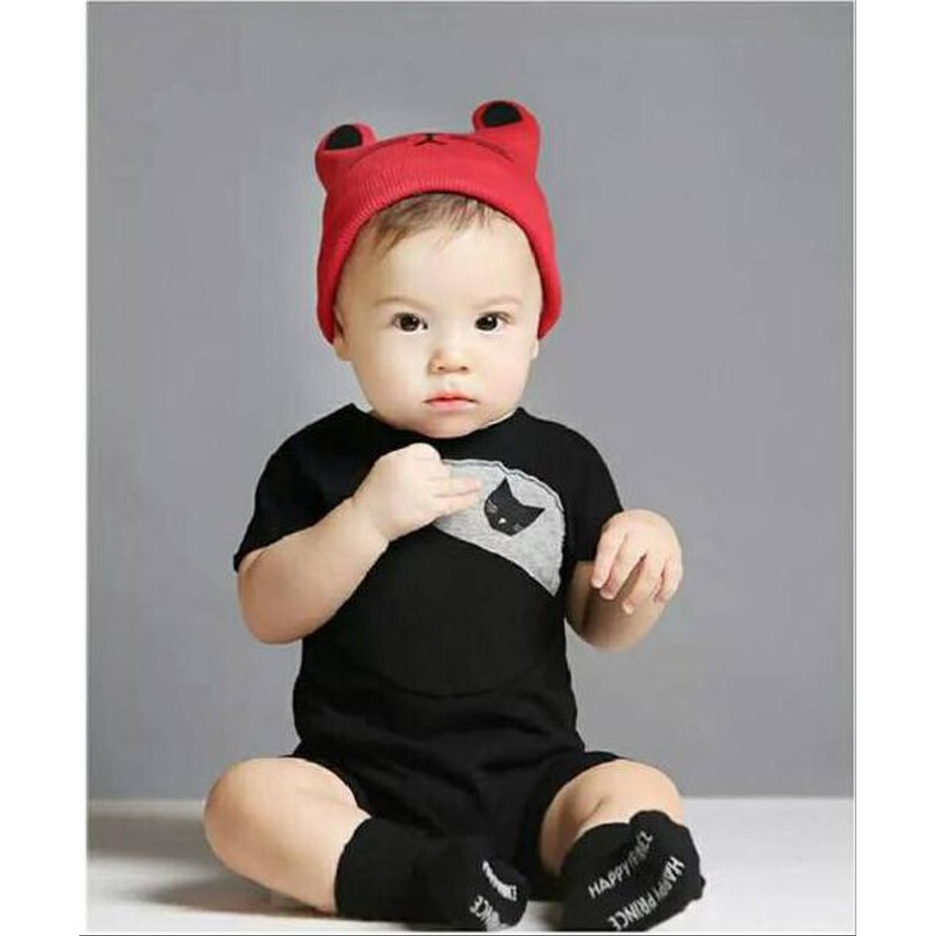 Topi Anak Model Kupluk Kucing Trendy Fashion Bayi Unisex Laki-laki dan Perempuan Model Korea Jepang