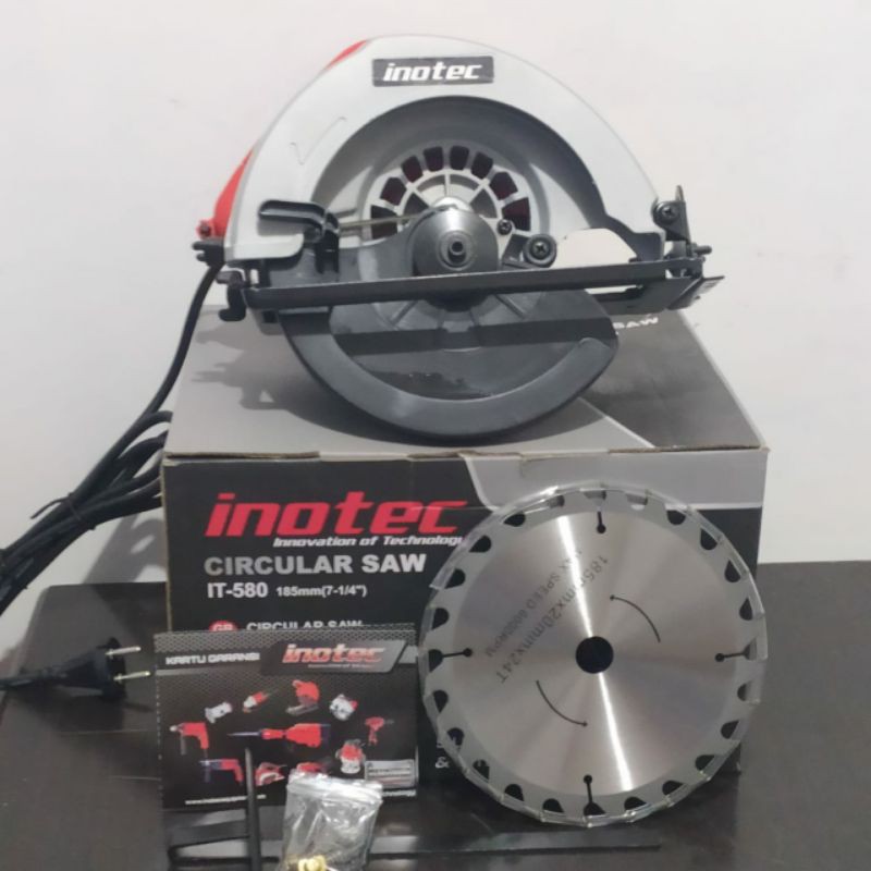 Jual Mesin Circle Inotec It Circular Saw Mm Gergaji Potong Kayu Inotec It Profesional