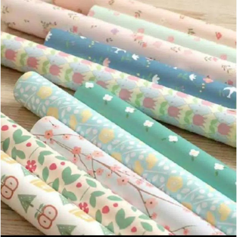 

Tambahan kertas kado dan kartu ucapan di print
