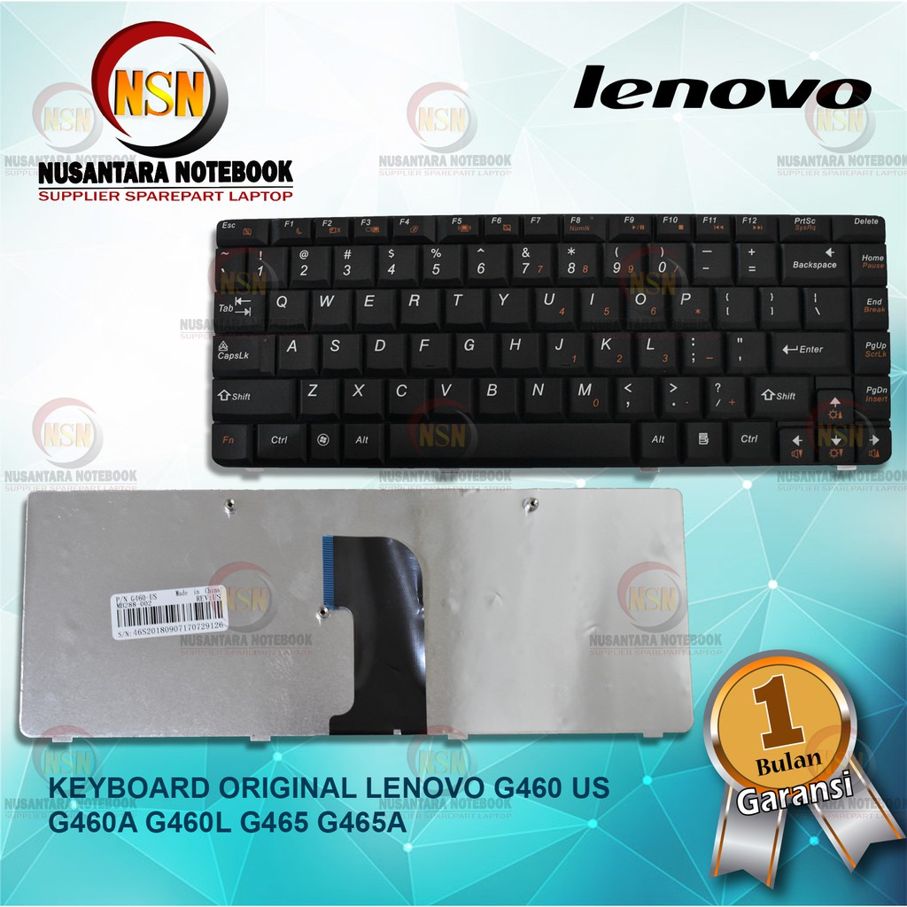 Keyboard Original Lenovo G460 G460A G460L G465 G465Ab