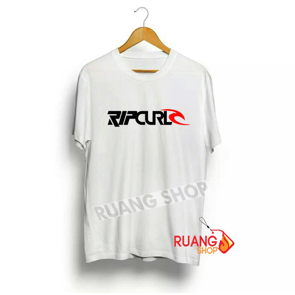 Kaos Distro Ripcurl Quality Hitam Merah
