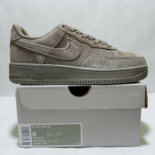 nike air force 1 low grey suede