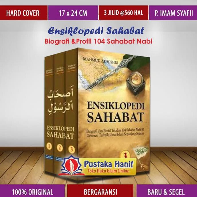 Buku Ensiklopedi Sahabat - Biografi 104 Sahabat Nabi Lengkap 3 Jilid