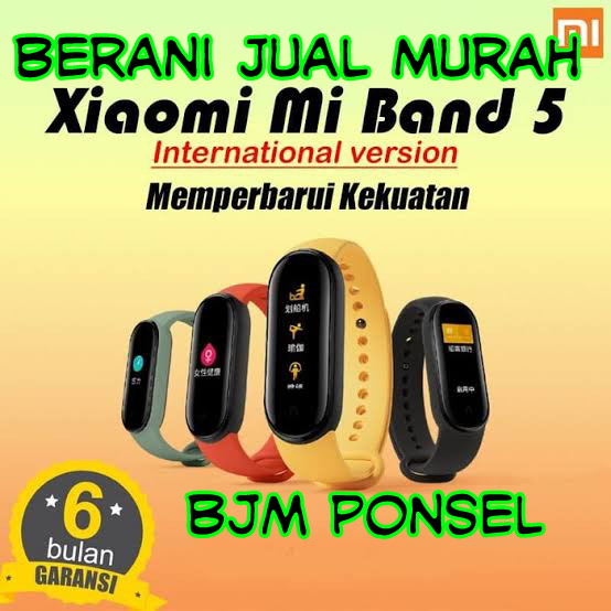 XIAOMI MI BAND 5 GLOBAL VERSION / JAM XIAOMI /