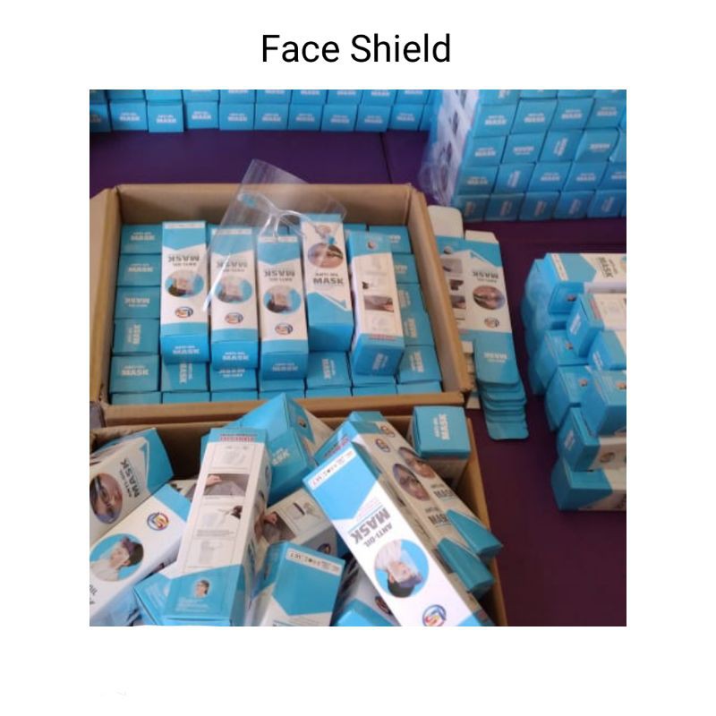 face shield kacamata bening   mika   plastik   kacamata medis