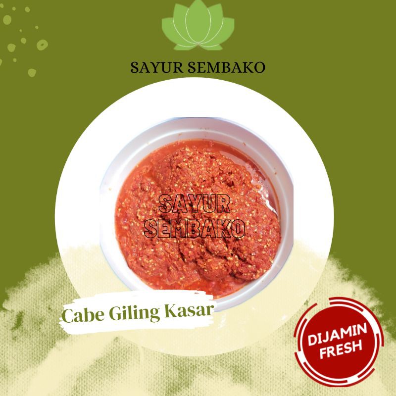 

Cabe Giling Kasar 1/2kg