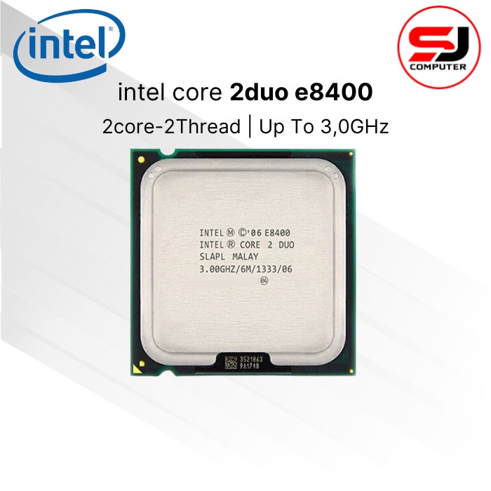 PROCESSOR INTEL CORE 2 DUO E8400 LGA 775 TRAY