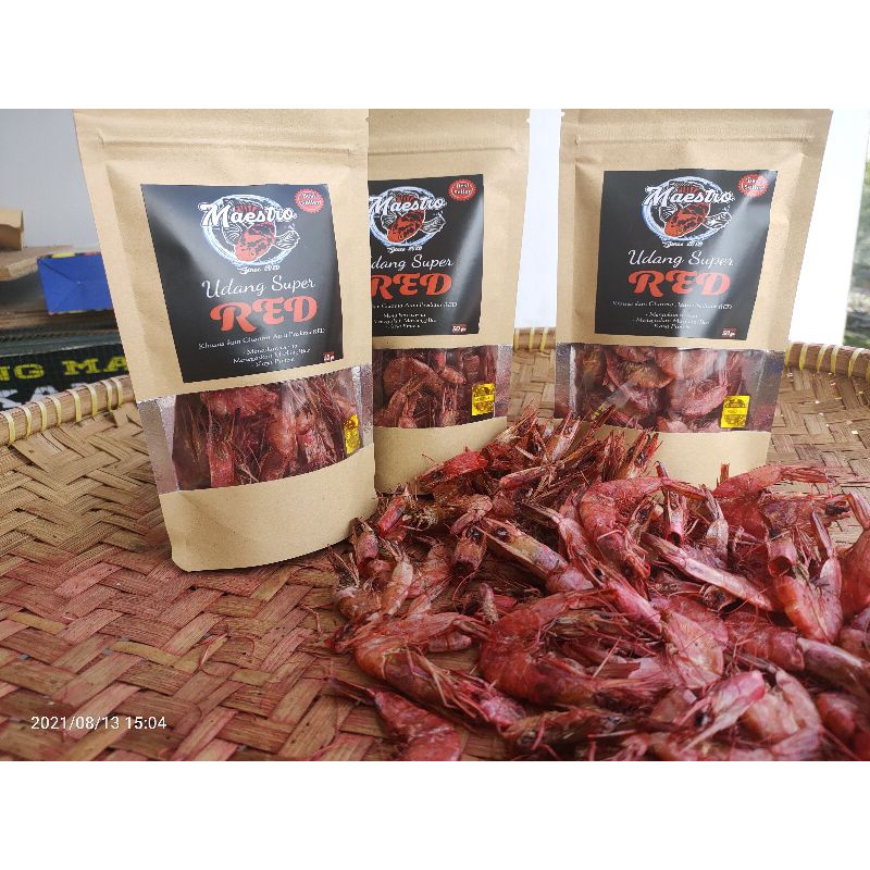 Udang Super Red max untuk Channa