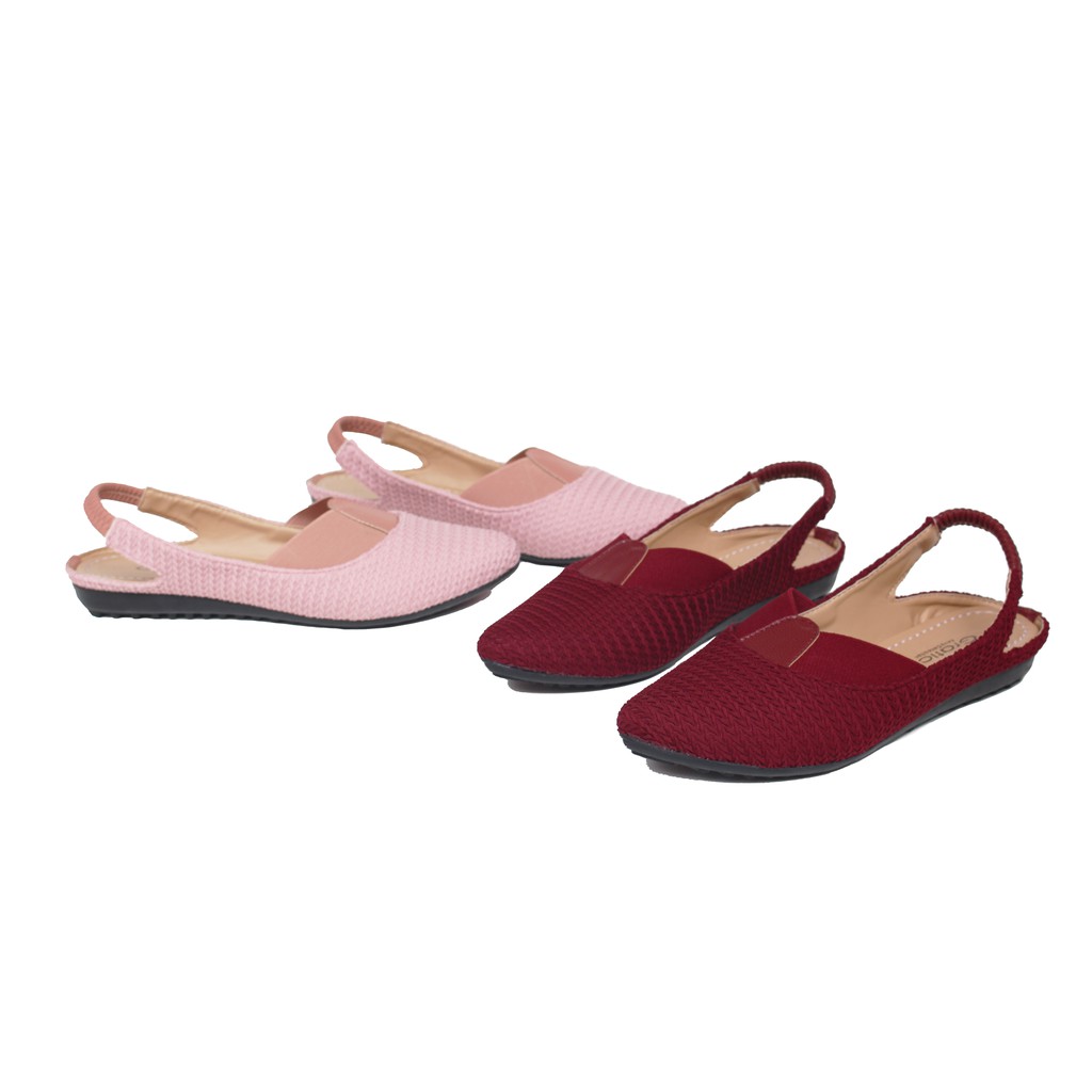 Sepatu Selop Flat Shoes Wanita Terbaru Gratica AW 82