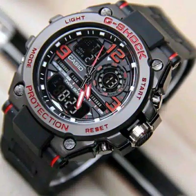 JAM TANGAN PRIA KEPALA BESI G-SHOCK CASIO GST 8600 METAL