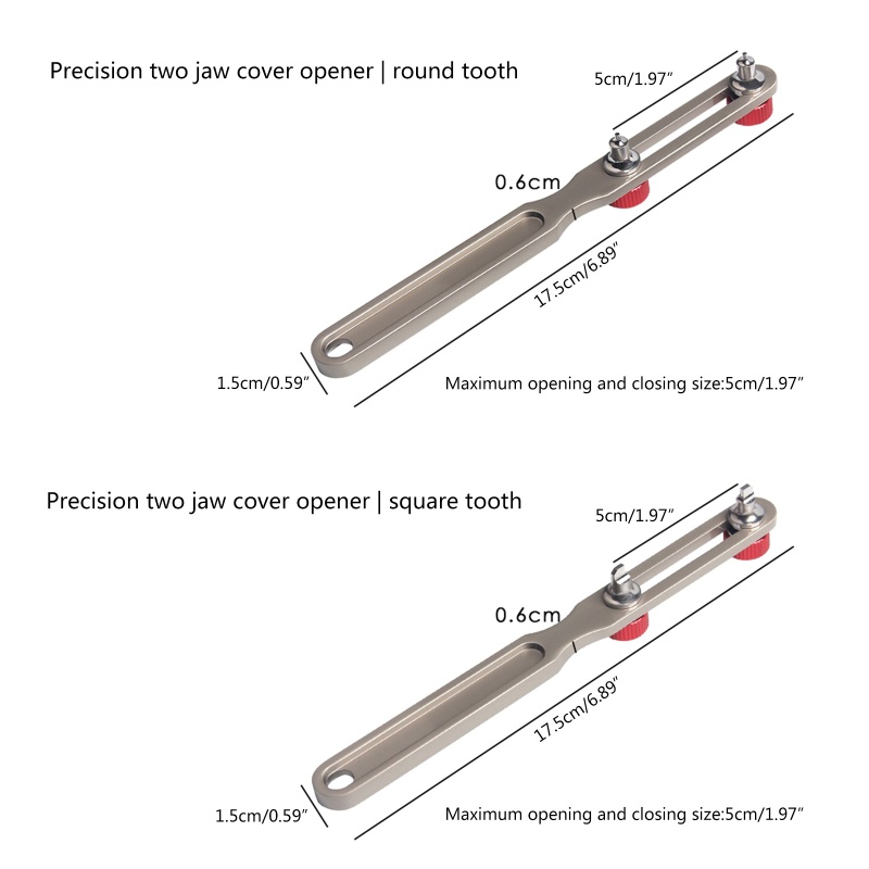 Alat Pembuka Casing Belakang Jam Tangan Adjustable