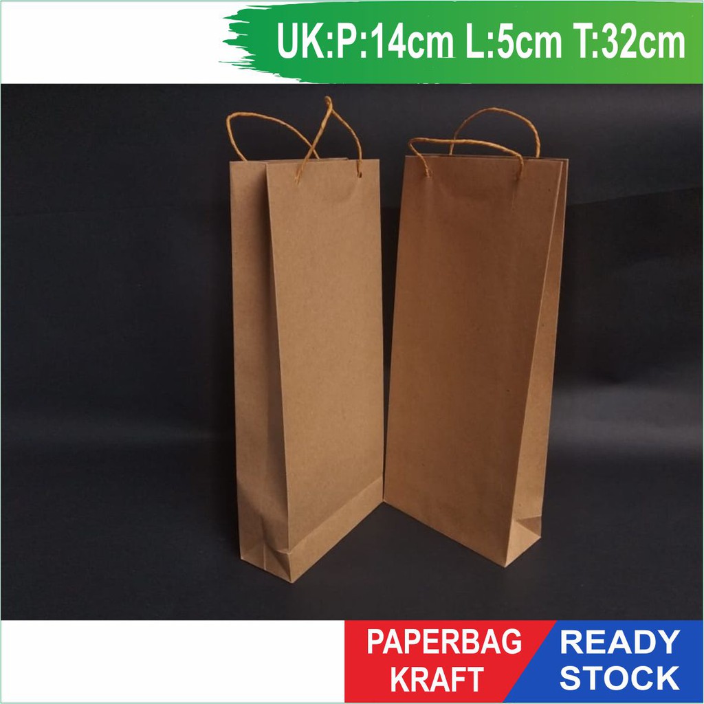 Paperbag Souvenir Sandal Hotel Polos, Tas Kertas Polos Wadah Souvenir