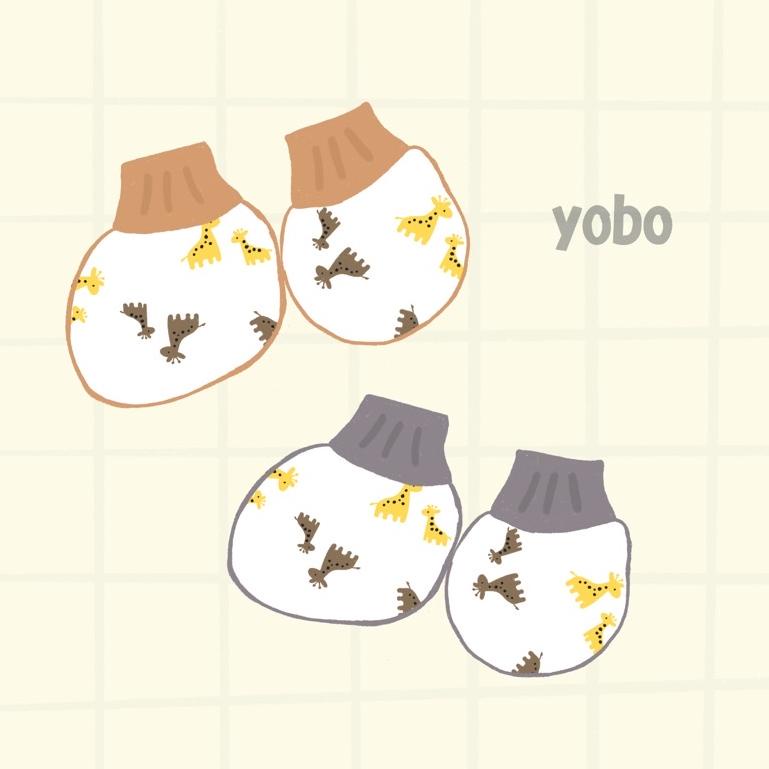 YOBO Giraffe Baby Accessories | TOPI SARUNG TANGAN KAKI BAYI STK GIRAFFE [MMK. 509246]