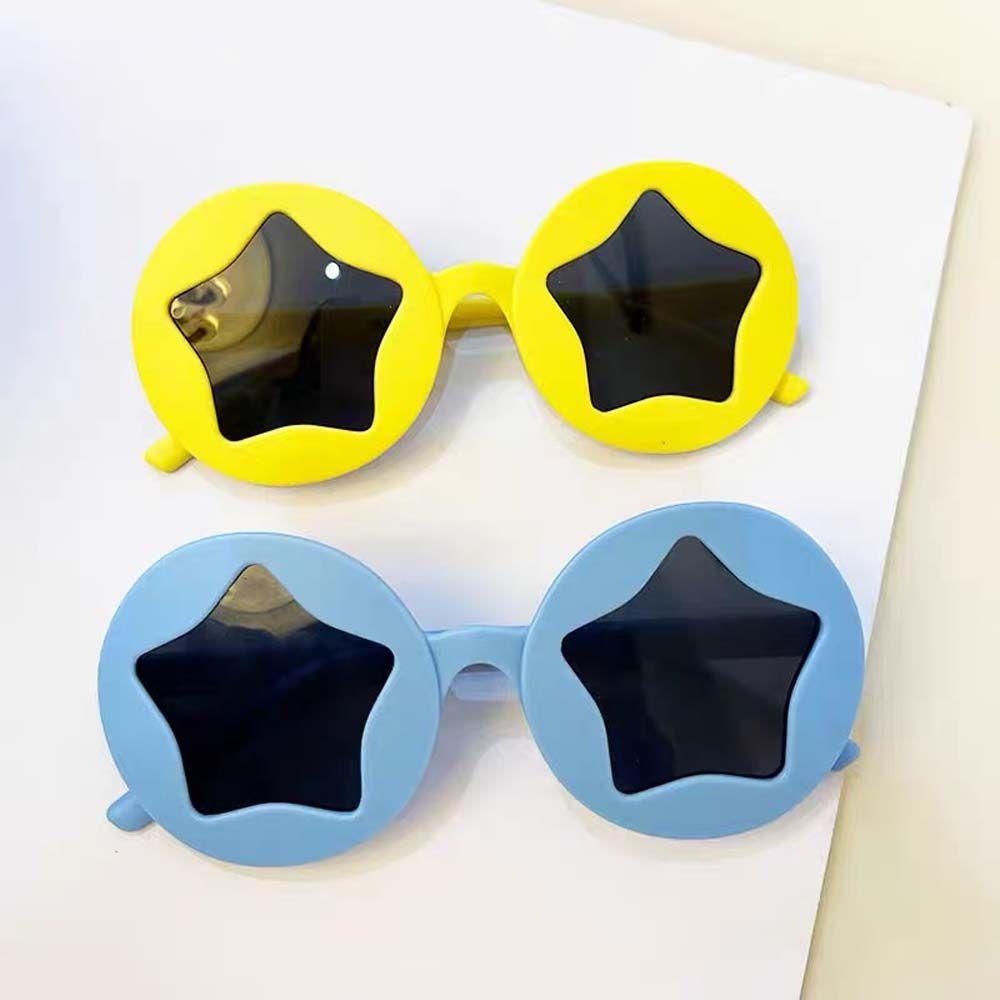 Mxbeauty Kacamata Hitam Bintang Outdoor Hias Visor Eyewear Kacamata Matahari Bintang Berujung Lima Pelindung Mata Anak Sunglasses