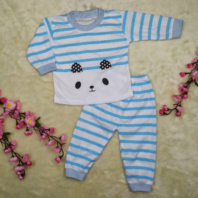 Ss#049 Piyama Bayi 0-12bulan / Pakaian Bayi / Baju Setelan Piyama Anak / Baju Tidur Bayi