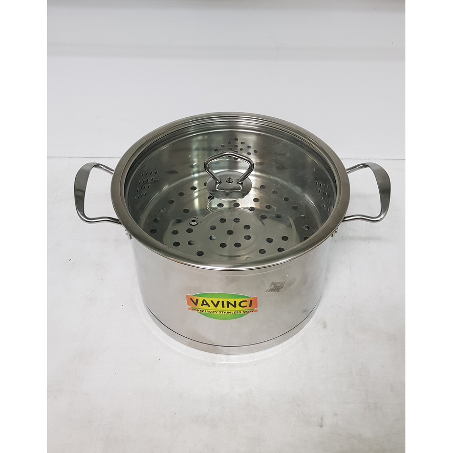 Panci Kukus Steamer Stock Pot Vavinci 26 cm