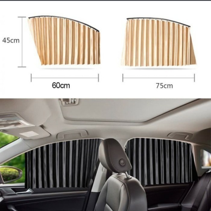 Premium Sunshade Tirai Horden Gorden Magnet 4 Pcs Mobil Nissan Xtrail