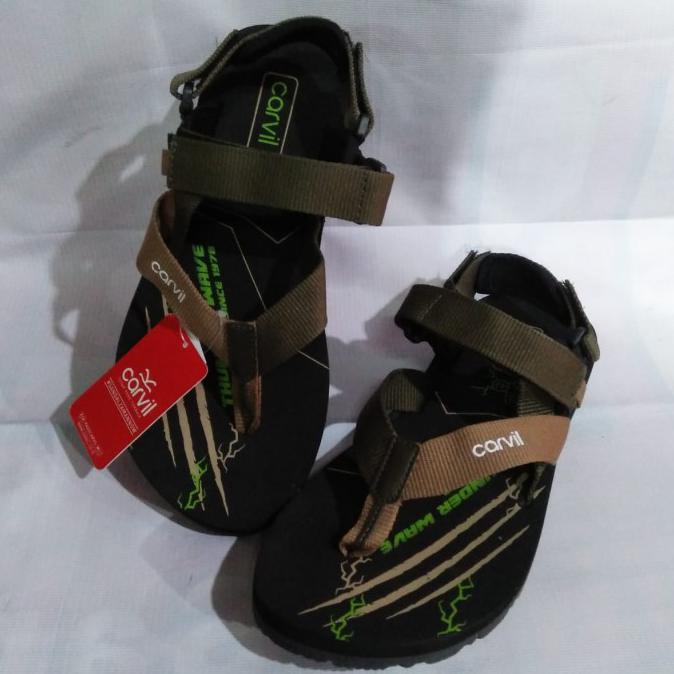 Produk Unggulan Sandal Jepit Gunung Carvil Rocket-Gm/ Olive Original Hemat