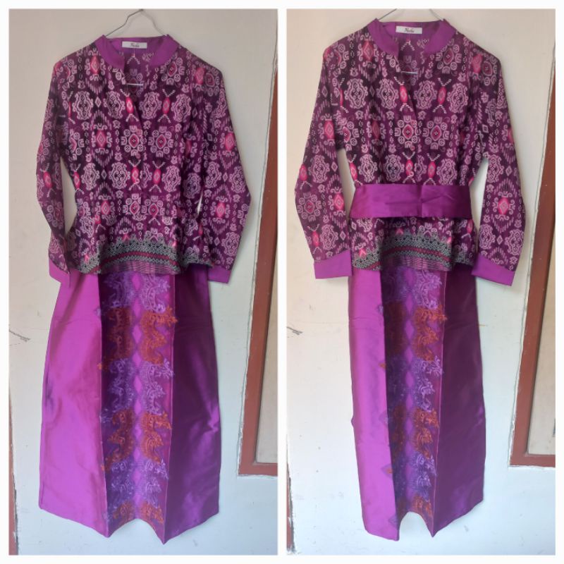 Dress Songket Dress Batik / Preloved Batik Akita id Pekgo Blackred Wearing klamby Laosbeautique Abin