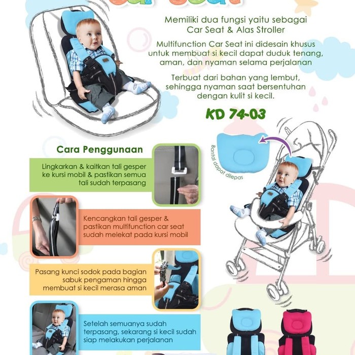 KIDDY Multifuction CarSeat / carseat portable