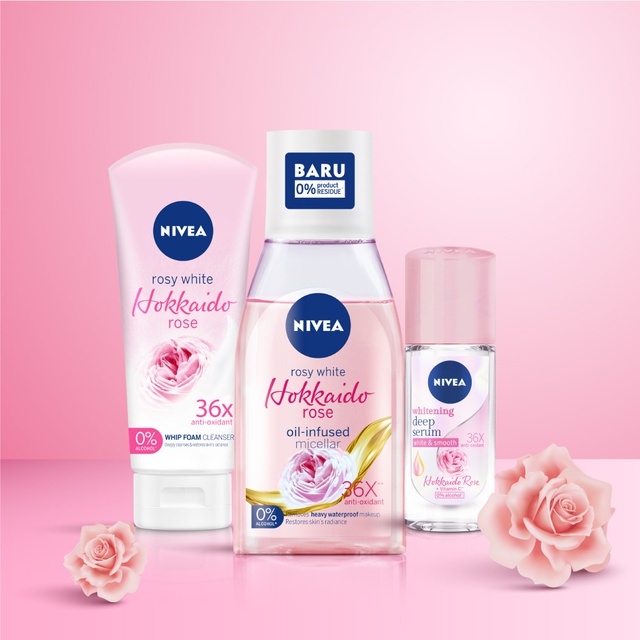 NIVEA Hokkaido Series BPOM Micellar Water 125 Whip Foam 100 Deodorant