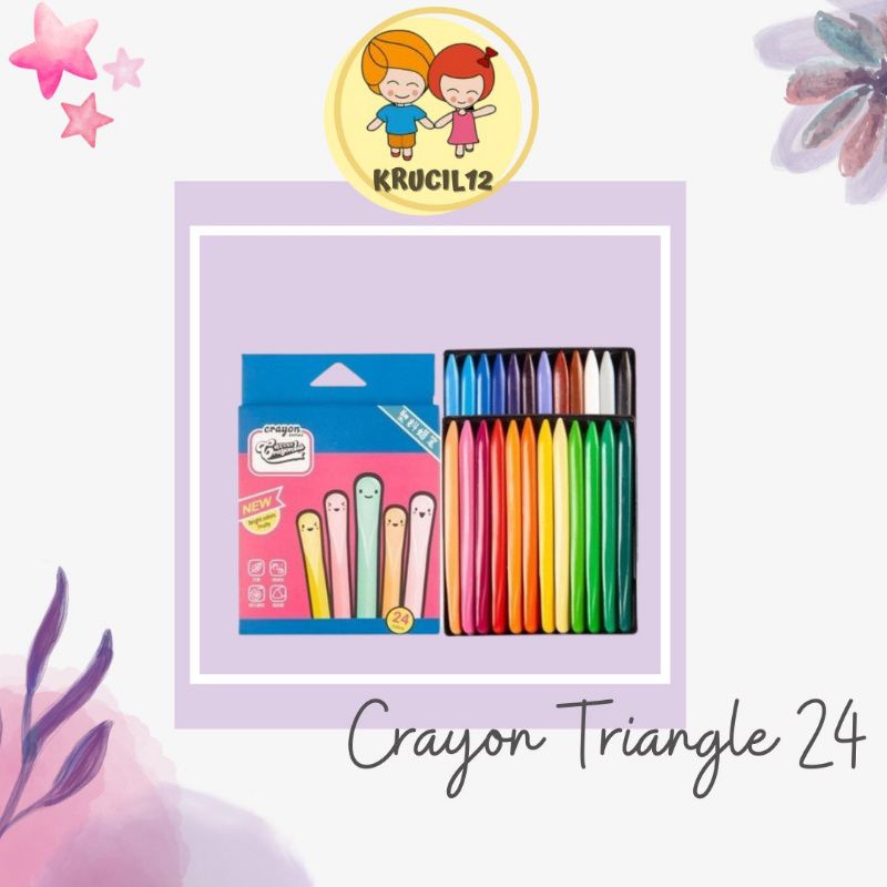 

KRUCIL Crayonlab isi 36pc 24pc - Crayon Anak Anti Kotor Crayonlab Krayon Gambar Anak Termurah Terlaris