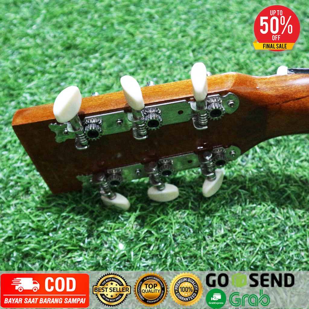 Dryer Gitar Puteran Gitar Tuning Peg Akustik Folk Plastik Renteng