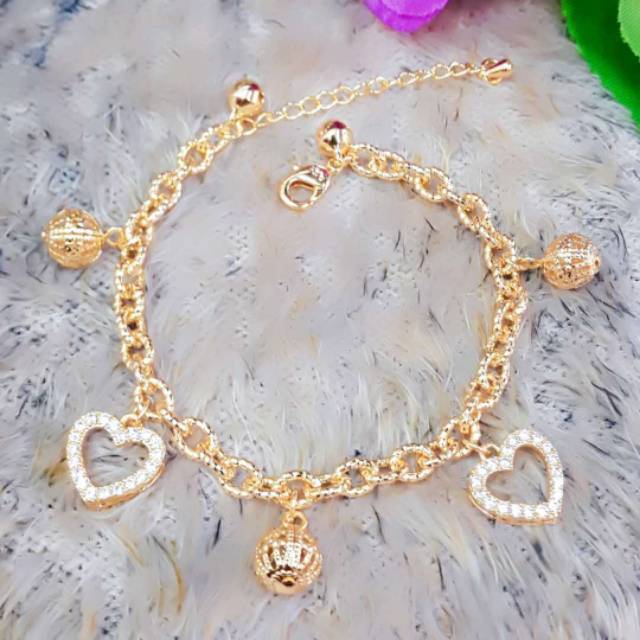 Gelang xuping love 4404