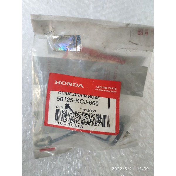 GUIDE DRAIN HOSE HONDA TIGER REVO NEW BRAKET DUDUKAN SELANG CAKRAM REM BELAKANG HONDA TIGER REVO ORI