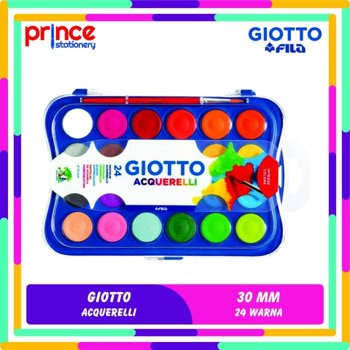 

PROMO! GIOTTO WATERCOLOUR BLOCKS / CAT AIR GIOTTO 30 MM 24 WARNA ALAT LUKIS MURAH AL6