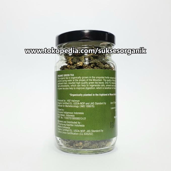 

[[BISA COD]] Teh Hijau Organik/Organic Green Tea Gunung Halimun | Javara | 50gr NEW Kode 1211