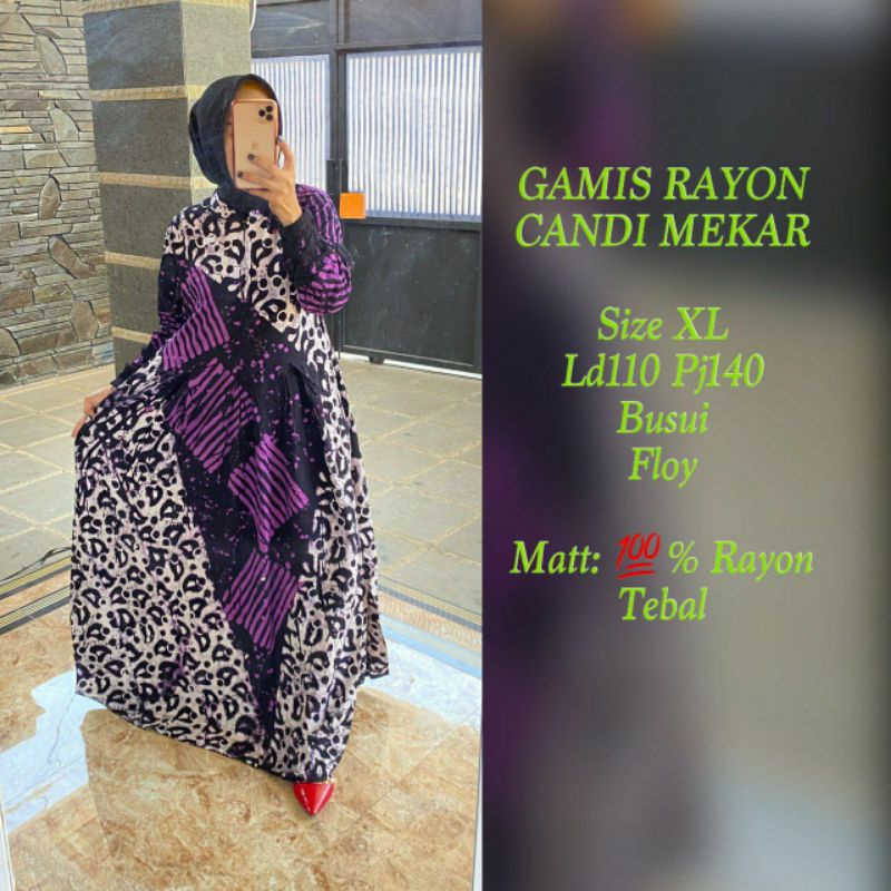 Gamis candi mekar