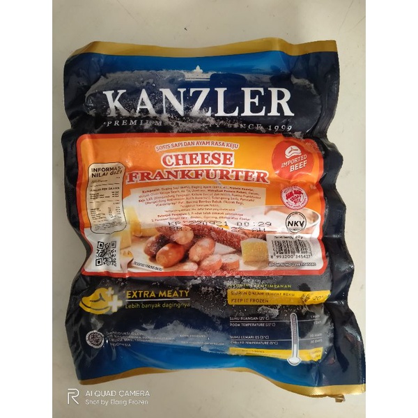 Kanzler Cheese Frankfuter 360gr isi 5