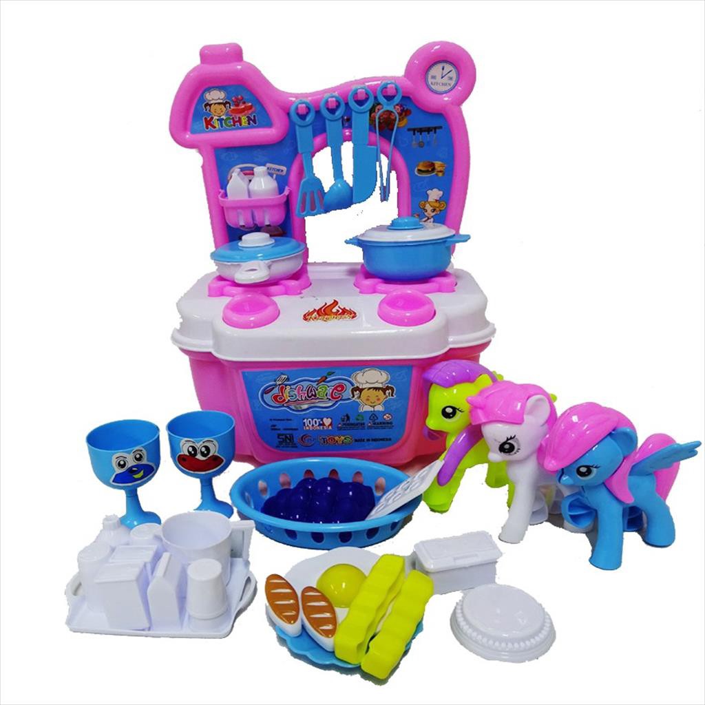 Sekawanmart Mainan Anak Masak-masakan / Kitchen Set dan Hiasan Little Pony TERMURAH!! (SKW.FK104)