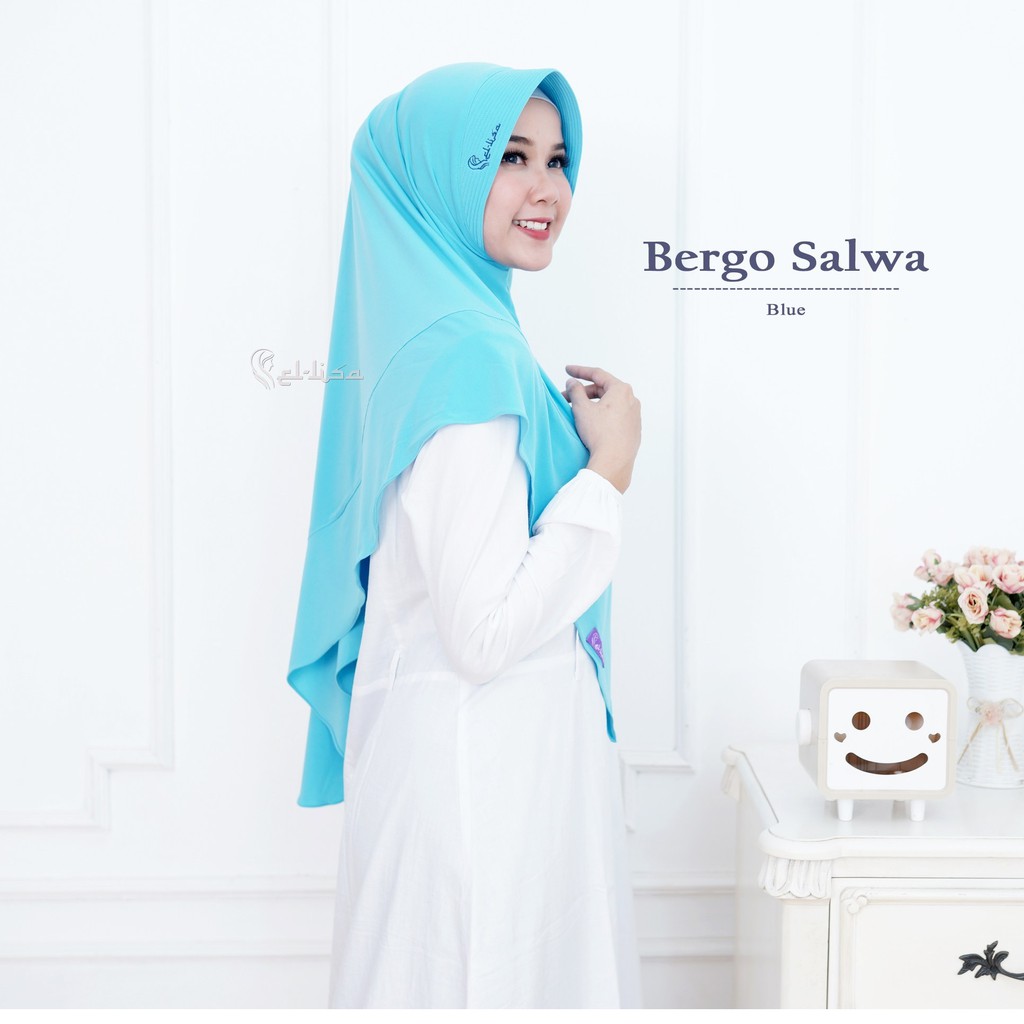 Bergo Salwa Original Ellisa Hijab - Bergo Jilbab Instan