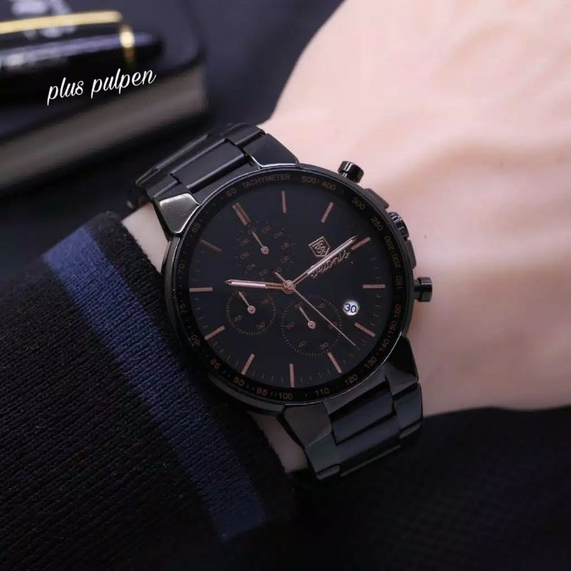 Jam Tangan Pria Tetonis Original Chrono Aktif Garansi 1 Tahun