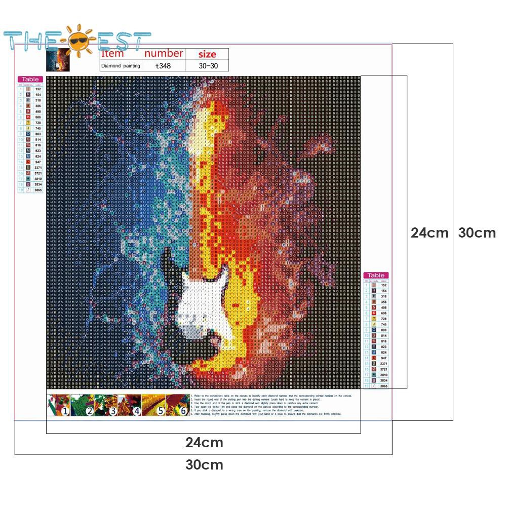 Lukisan Sulaman Berlian 5d Jahitan Bersilang Desain Mosaic Model Diy 30x30cm Shopee Indonesia