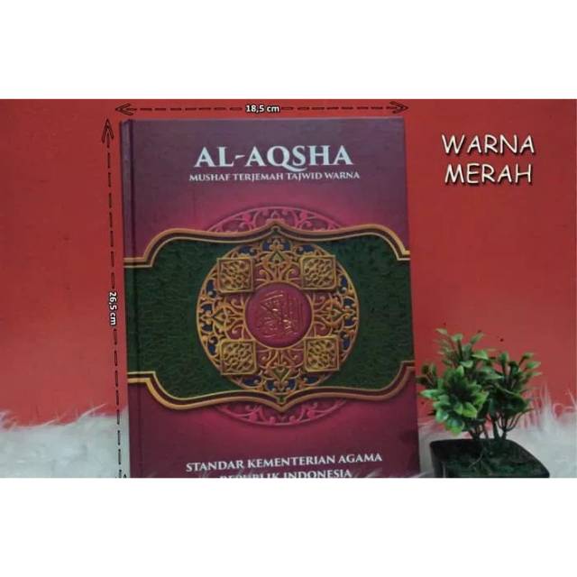 AL-QURAN AL-AQSHA TERJEMAH TAJWID WARNA STANDAR B5